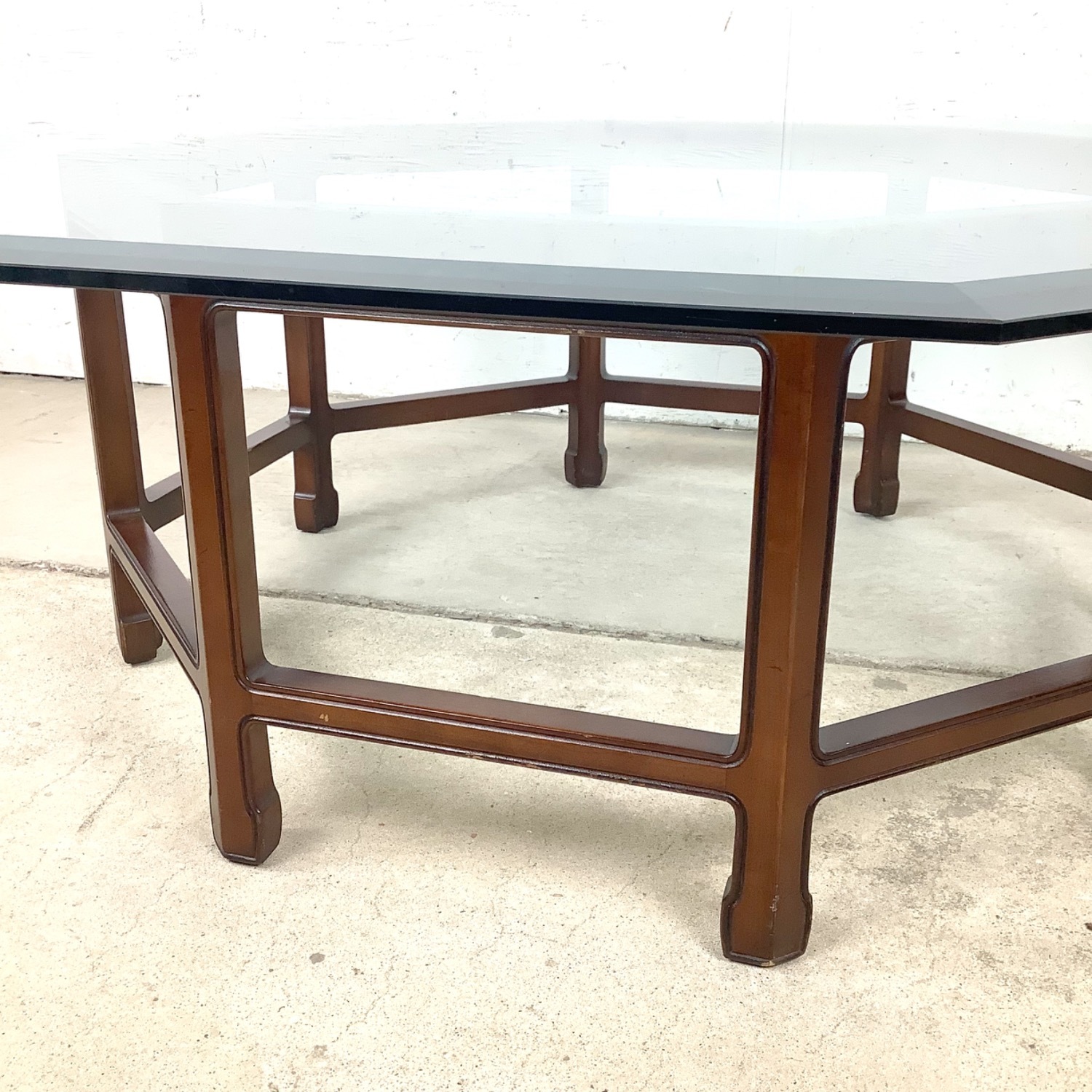 Vintage Ming Style Octagonal Coffee Table - image-23