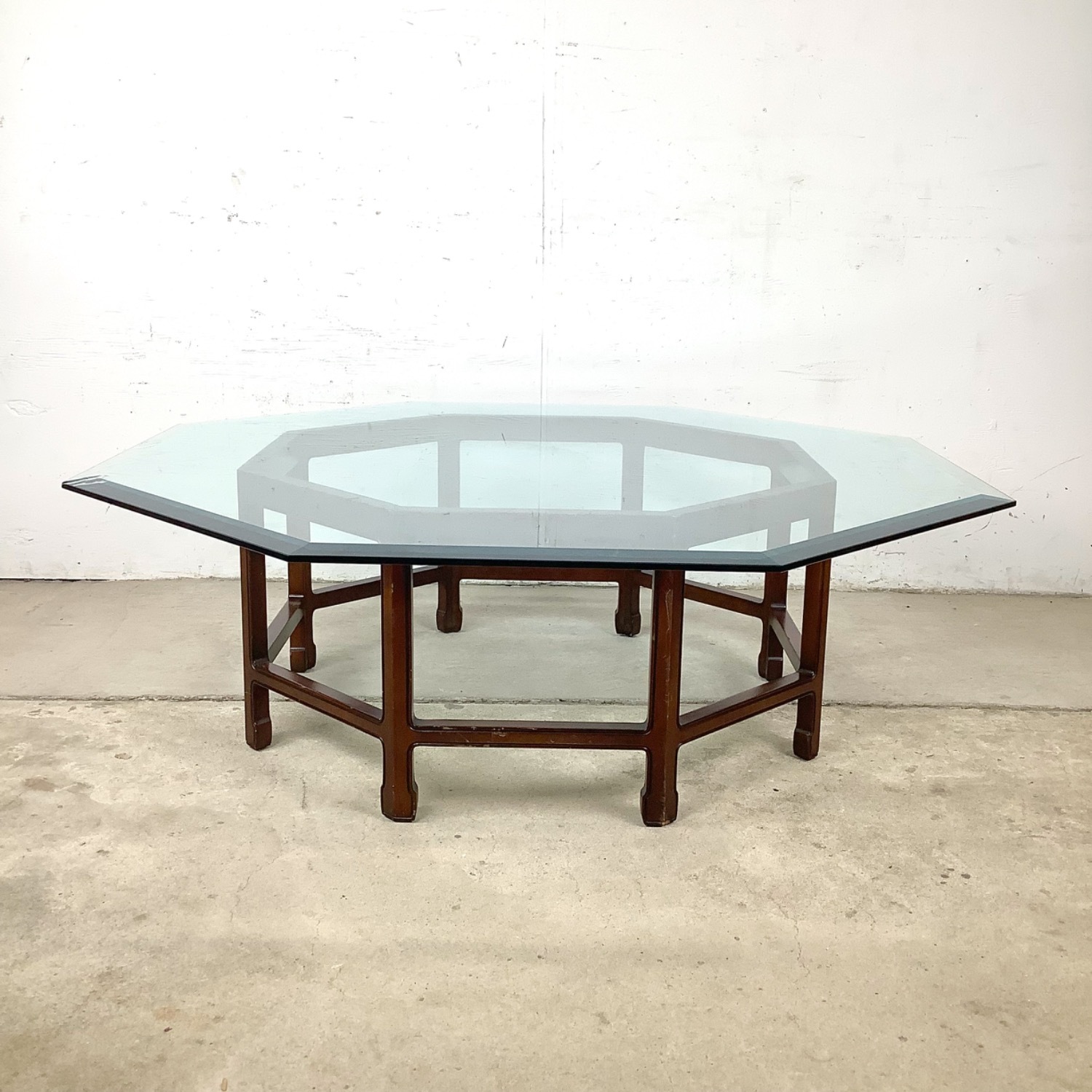 Vintage Ming Style Octagonal Coffee Table - image-1