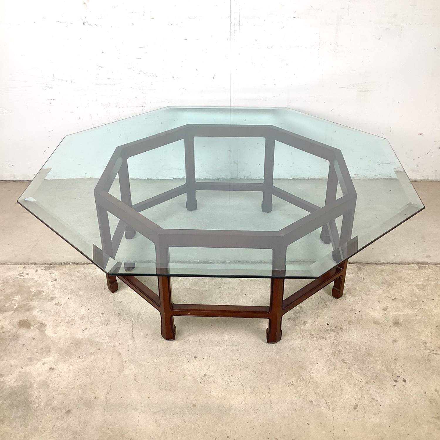 Vintage Ming Style Octagonal Coffee Table - image-19