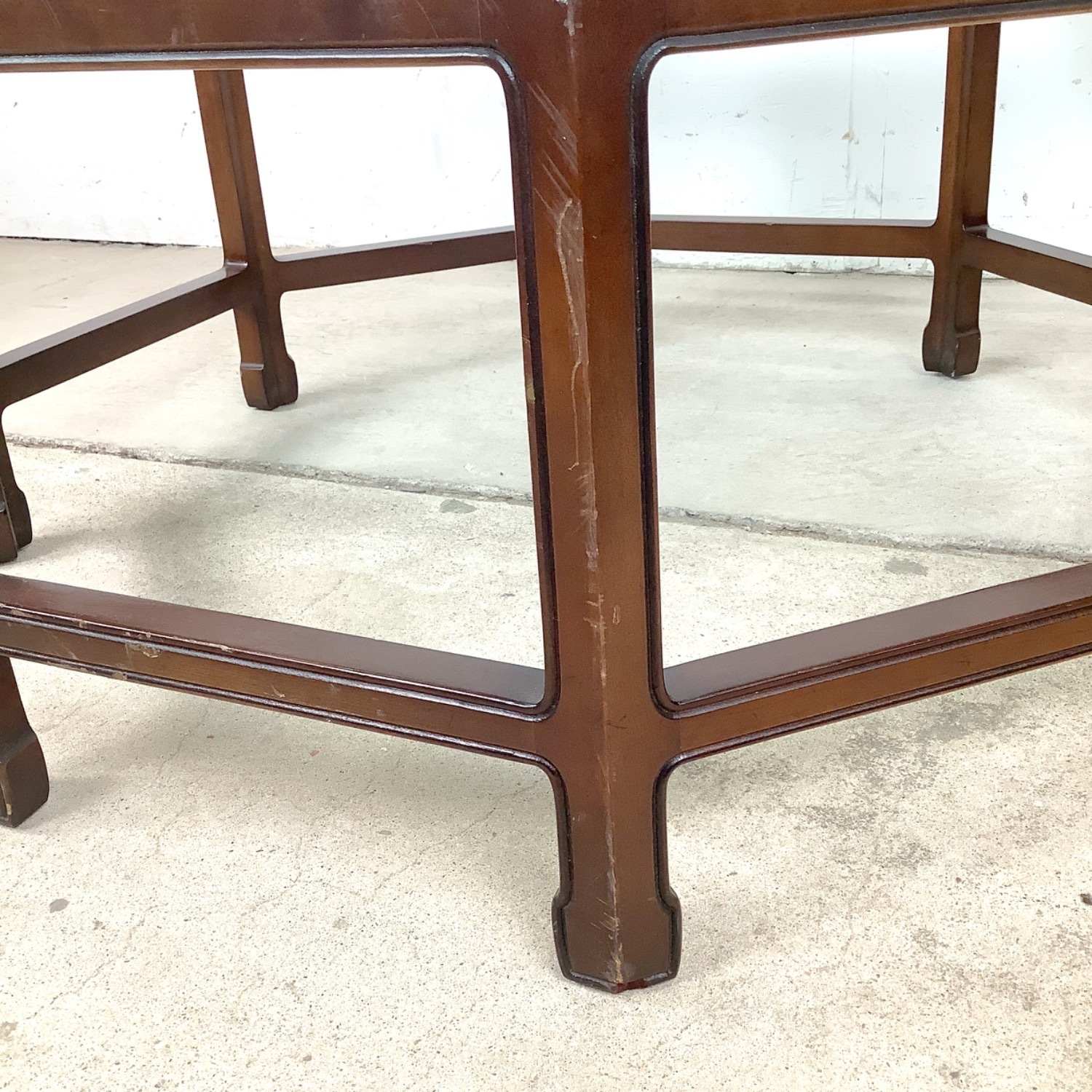 Vintage Ming Style Octagonal Coffee Table - image-35