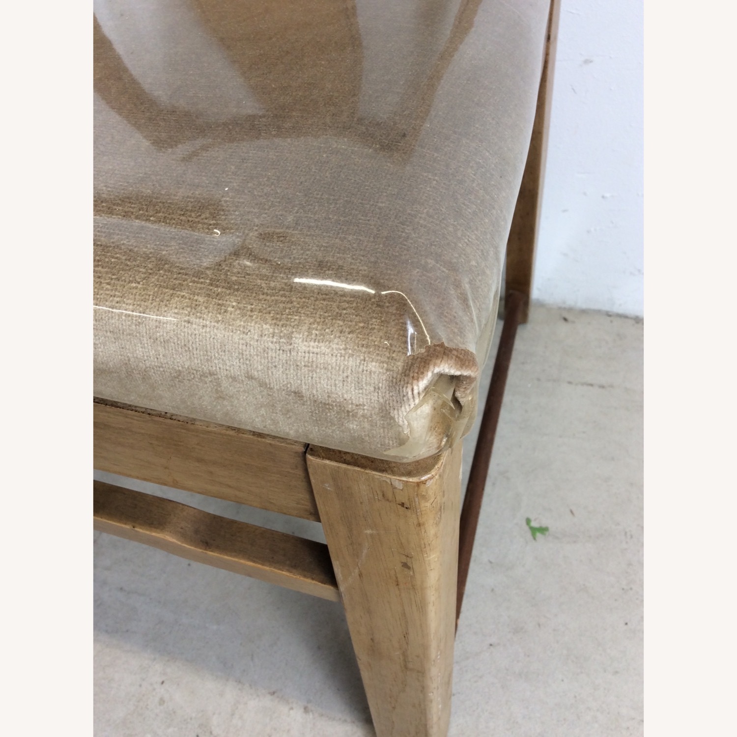 Set of 6 Mid Century Limed Walnut Dining Chairs - image-7