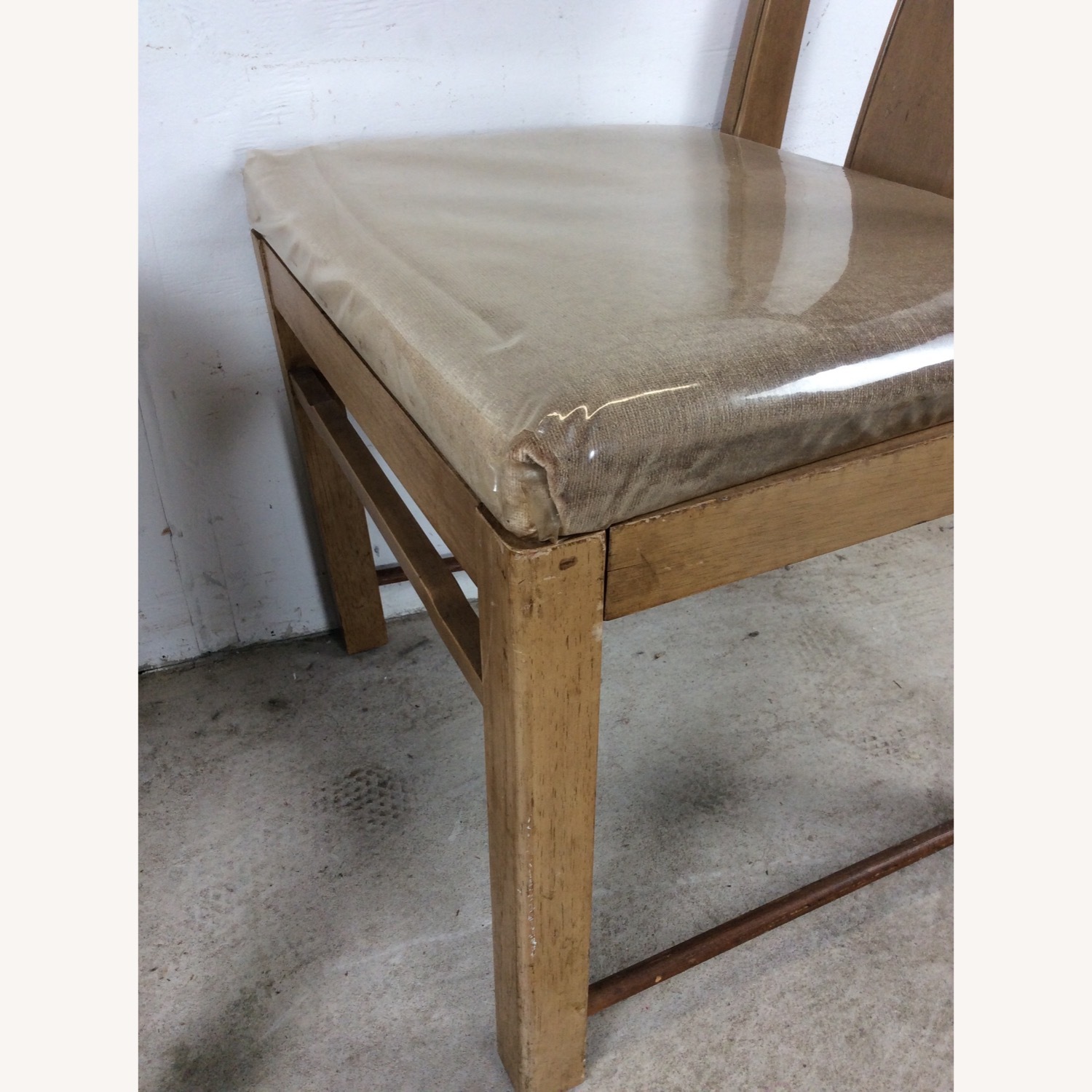 Set of 6 Mid Century Limed Walnut Dining Chairs - image-15
