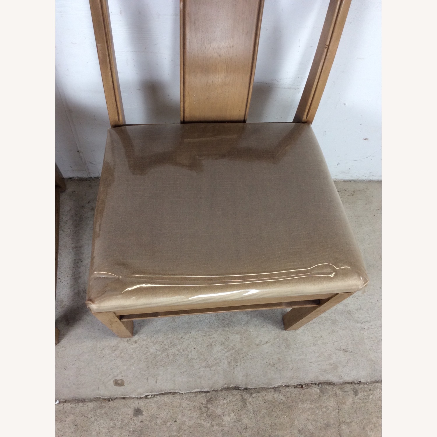 Set of 6 Mid Century Limed Walnut Dining Chairs - image-12