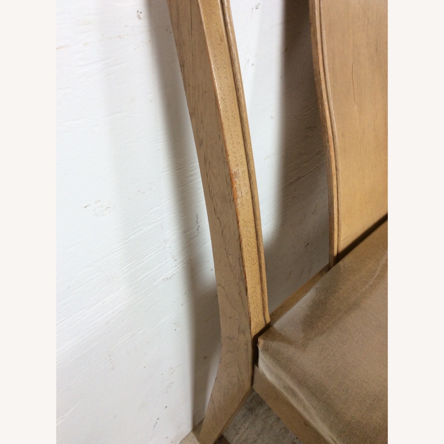 Set of 6 Mid Century Limed Walnut Dining Chairs - image-8