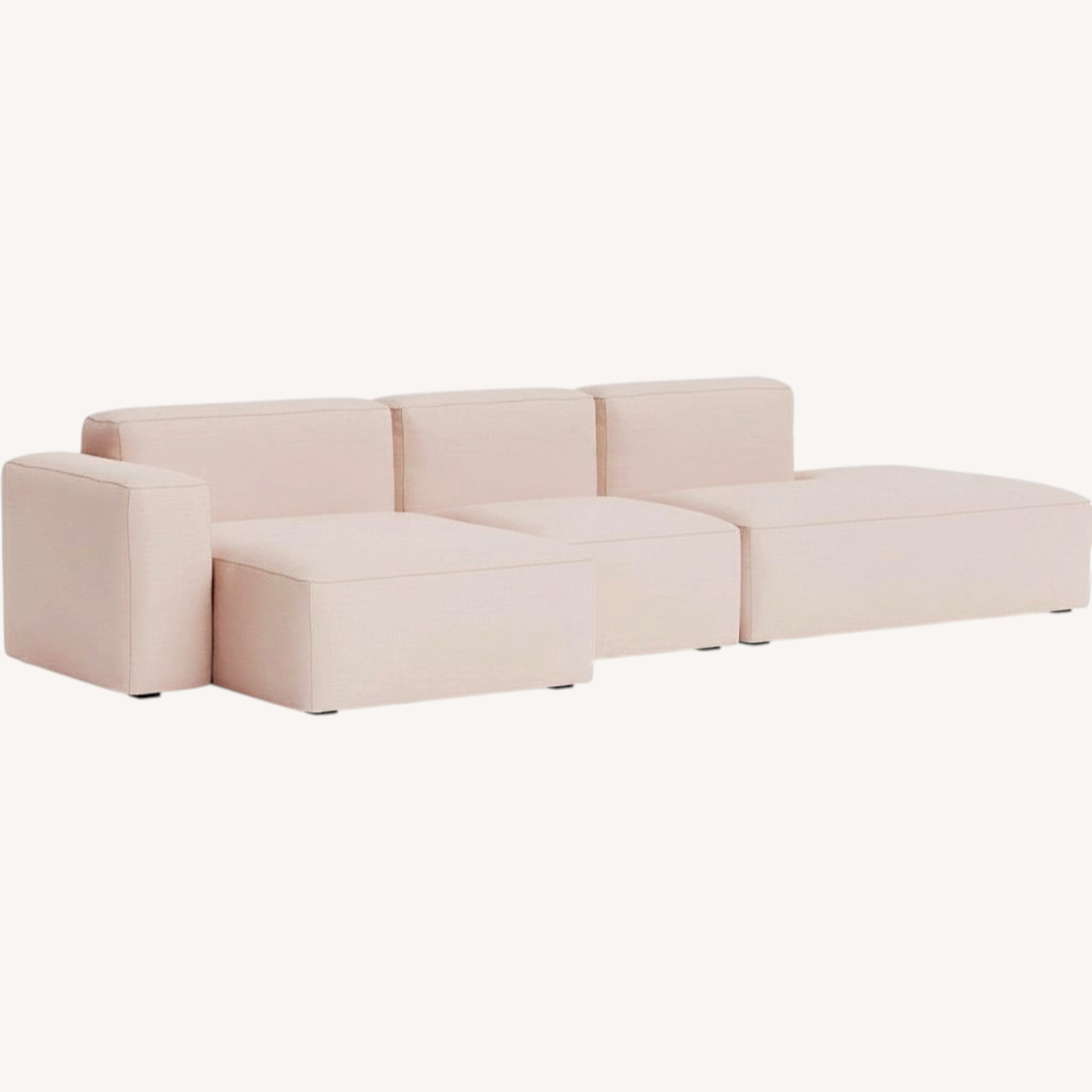 Hay Pink Fabric 2 Piece Sectional - image-0