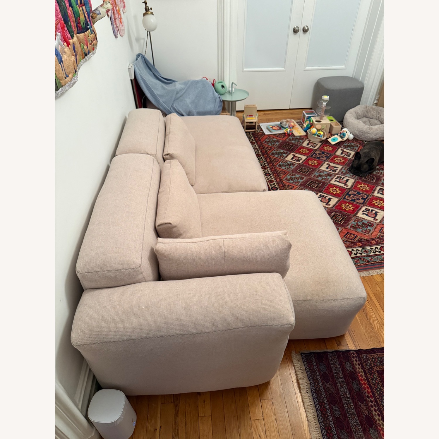Hay Pink Fabric 2 Piece Sectional - image-7