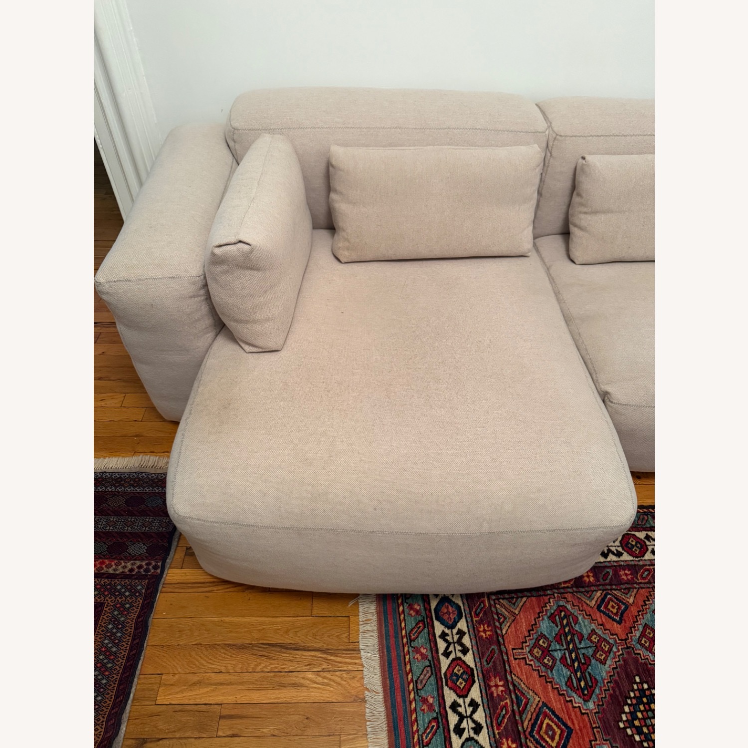 Hay Pink Fabric 2 Piece Sectional - image-6