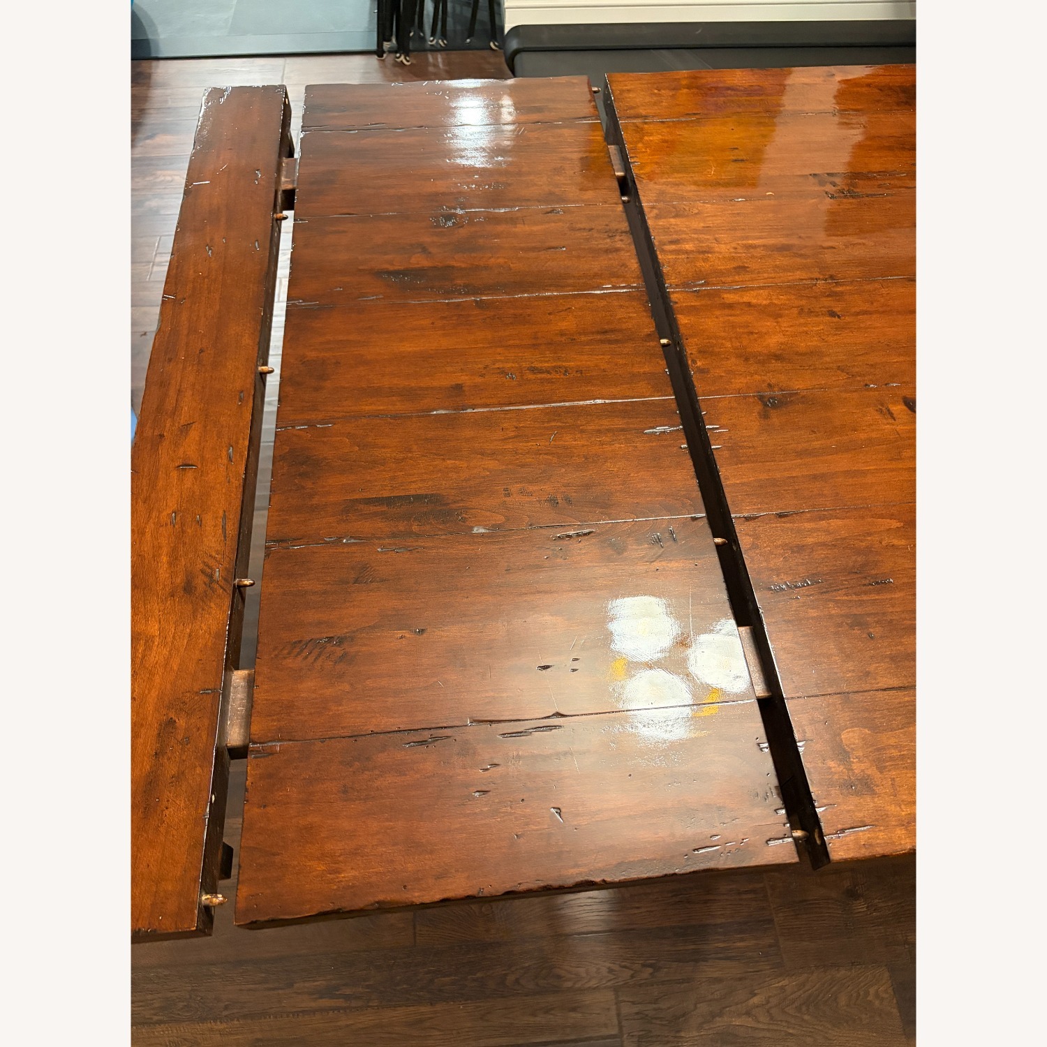 Dark Brown Wood Dining Sets - image-7