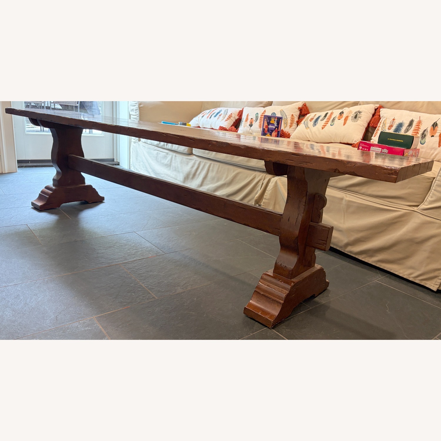 Dark Brown Wood Dining Sets - image-6