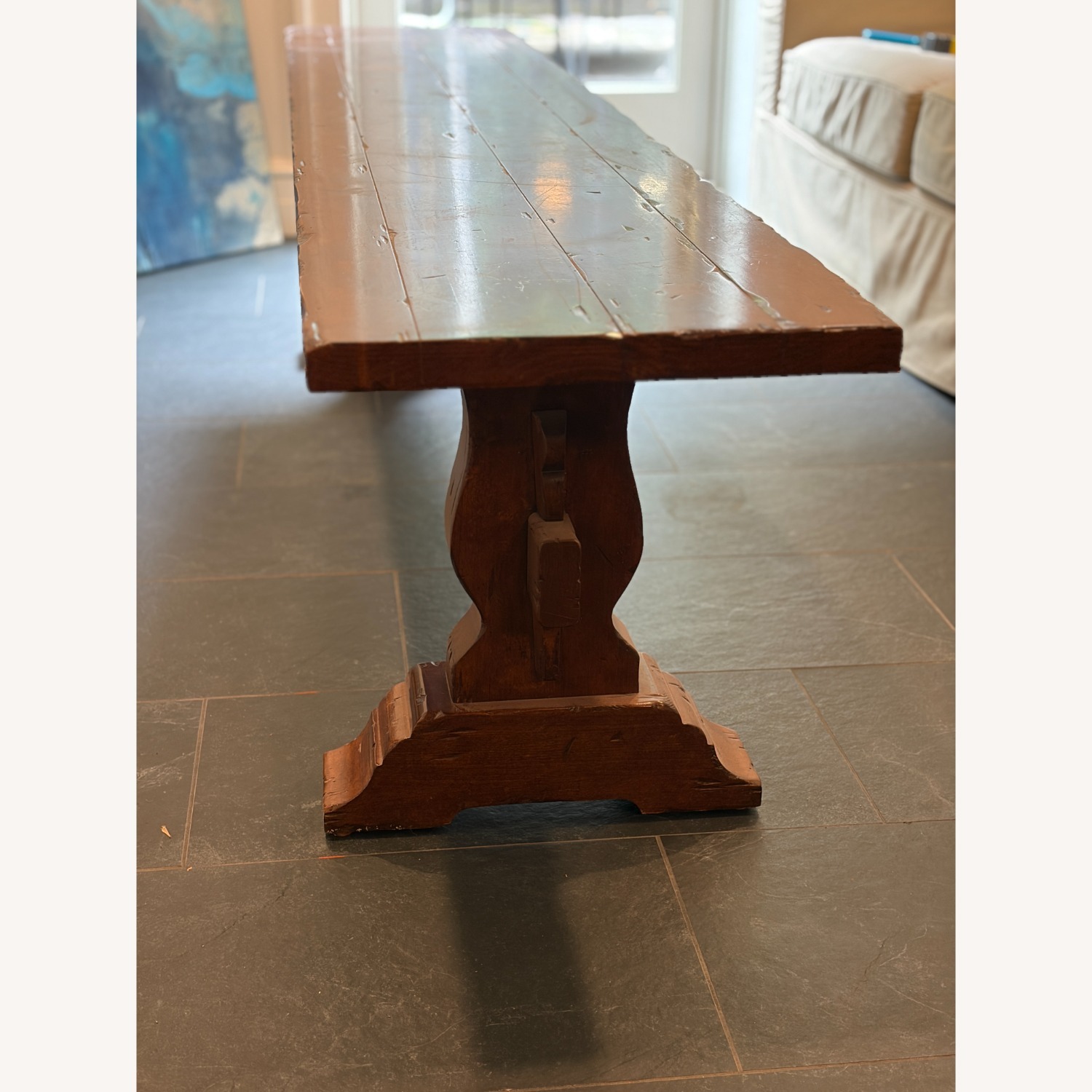 Dark Brown Wood Dining Sets - image-5