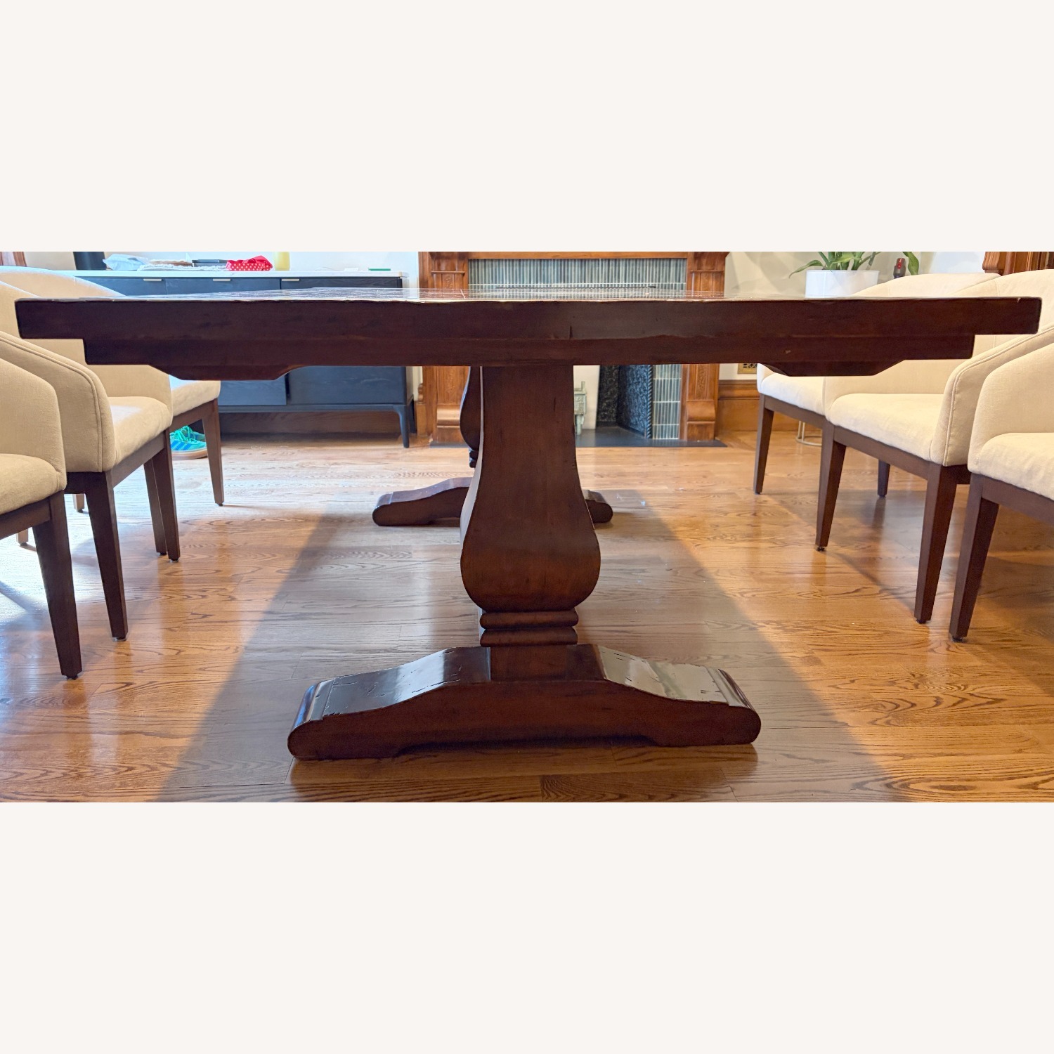 Dark Brown Wood Dining Sets - image-2