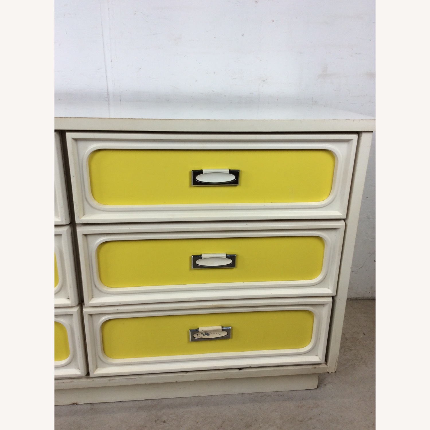 Space Age Style Lowboy Dresser with Mirror - image-11