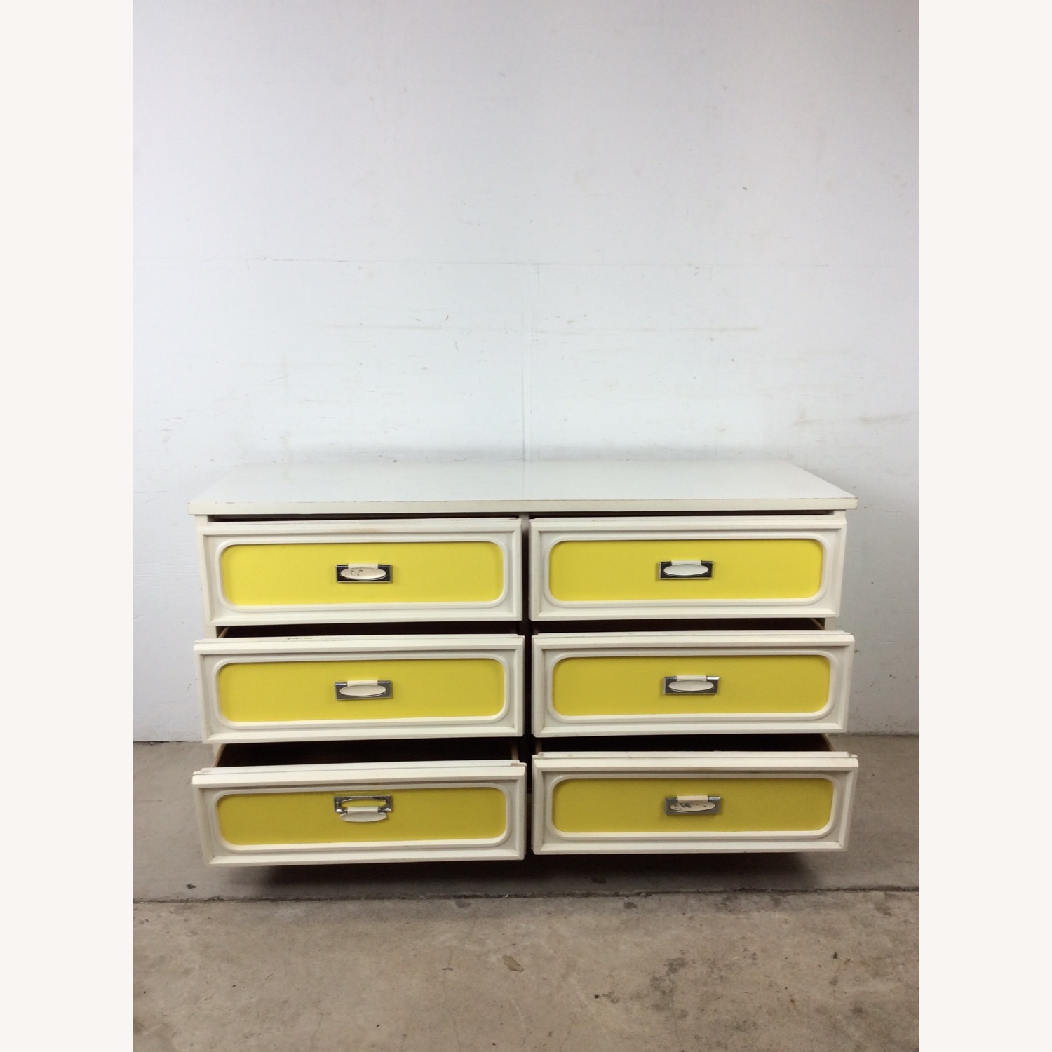 Space Age Style Lowboy Dresser with Mirror - image-18