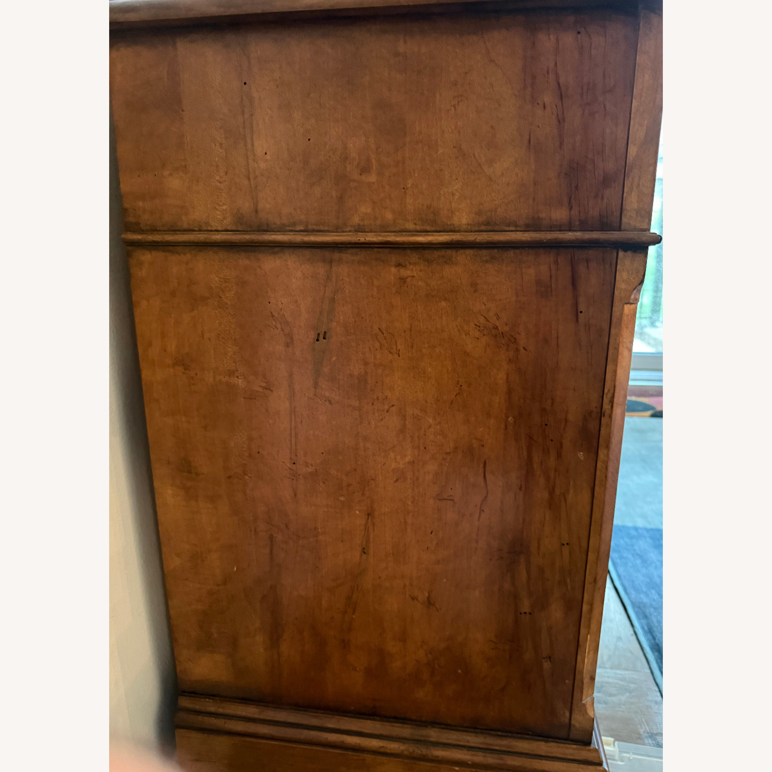 Ethan Allen Dark Brown Wood Sideboard - image-4