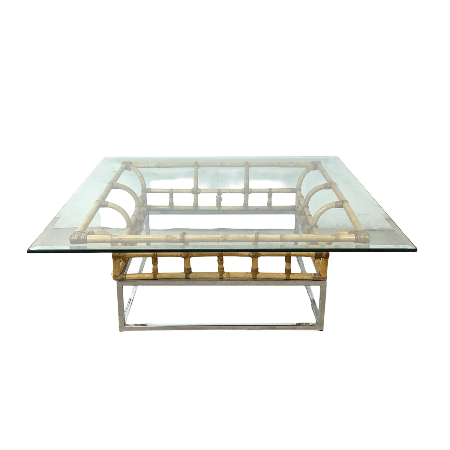 Vintage Hollywood Regency Coffee Table - image-1