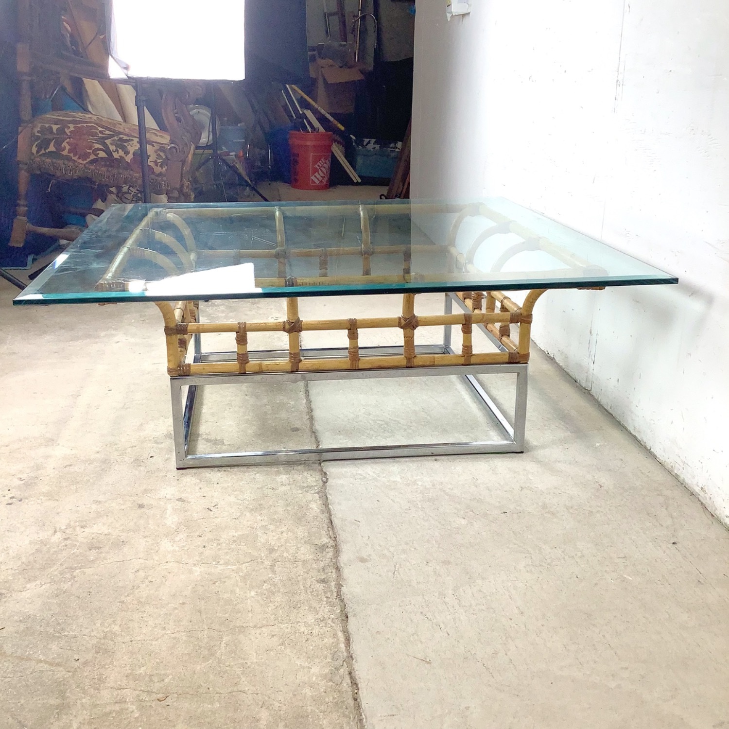 Vintage Hollywood Regency Coffee Table - image-15