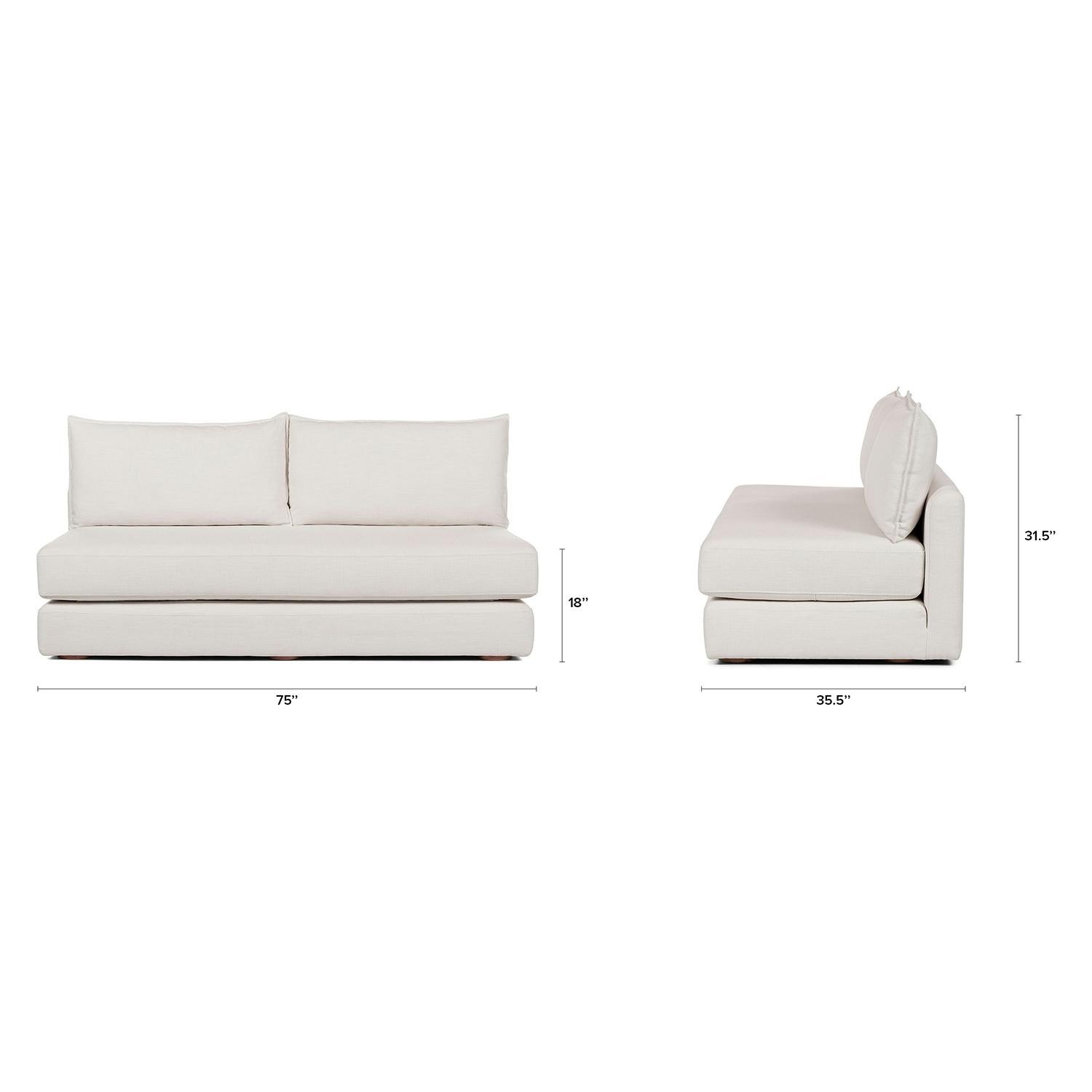 Article Braam Sofa Bed in Vintage White - image-4