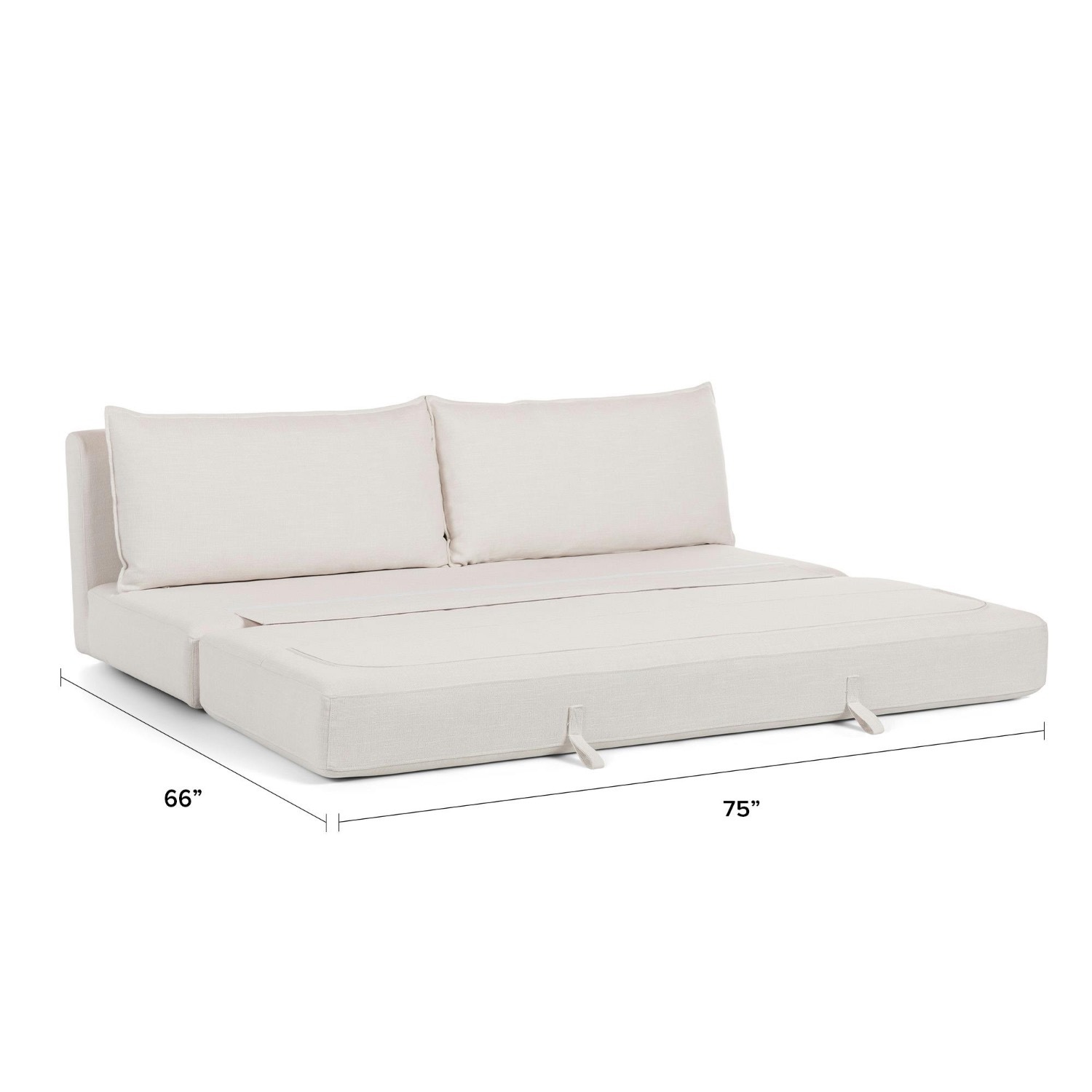 Article Braam Sofa Bed in Vintage White - image-5