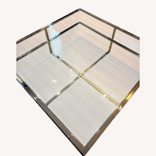 Used Century Furniture Glass Coffee Table for sale on AptDeco