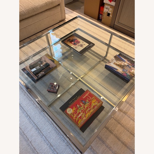 Used Century Furniture Glass Coffee Table for sale on AptDeco