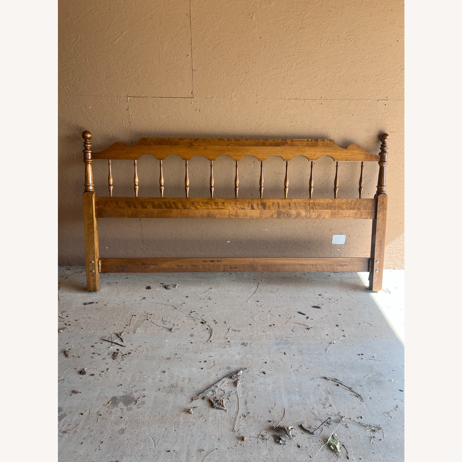 Vintage Ethan Allen Solid Maple King Headboard - image-3
