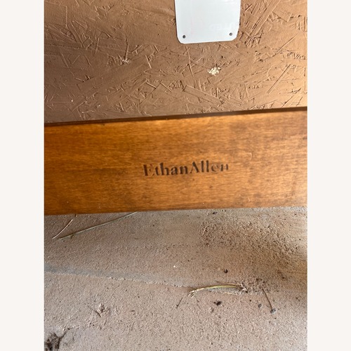 Used Vintage Ethan Allen Solid Maple King Headboard for sale on AptDeco