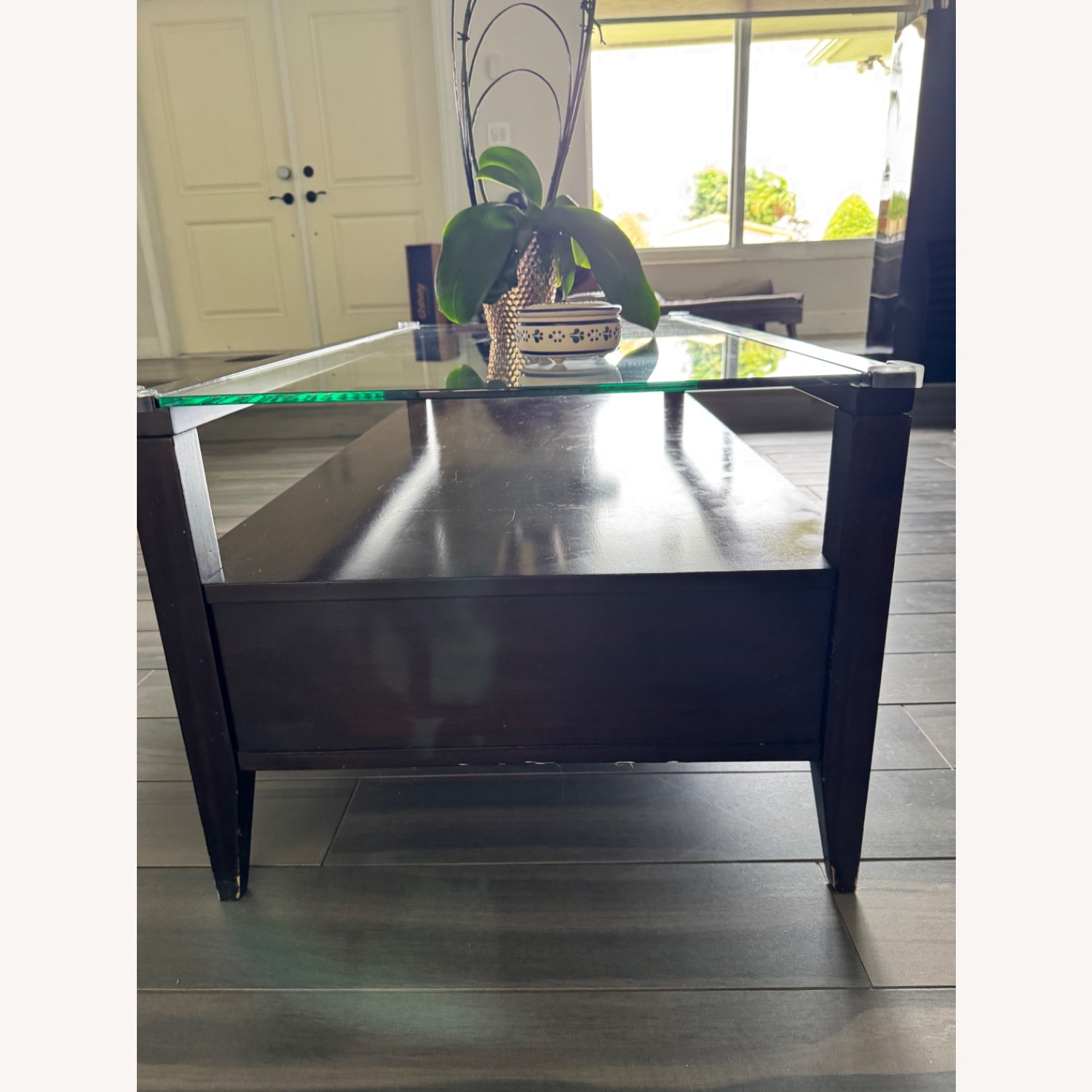 Vintage/Antique Finds Dark Brown Coffee Table - image-4