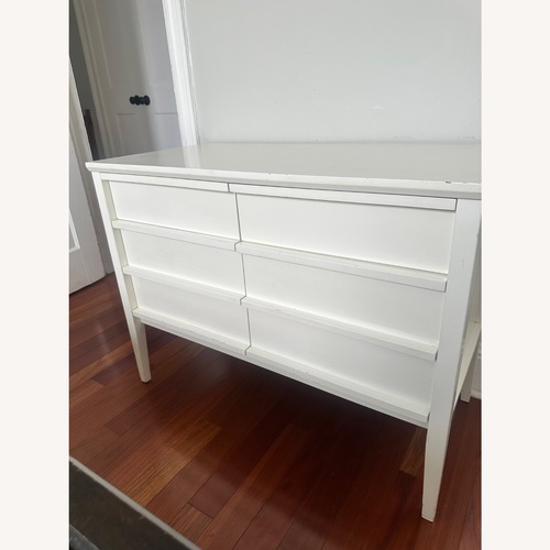 Used Crate & Barrel Spotlight White Credenza for sale on AptDeco