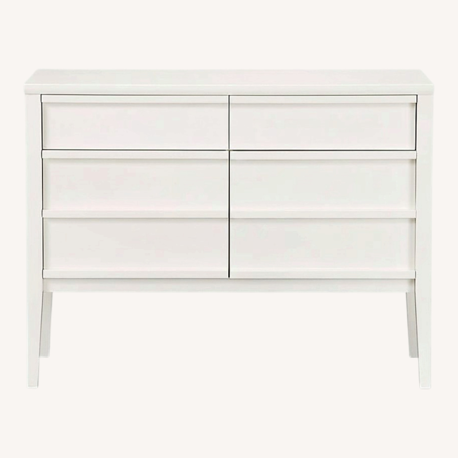 Crate & Barrel Spotlight White Credenza - image-0