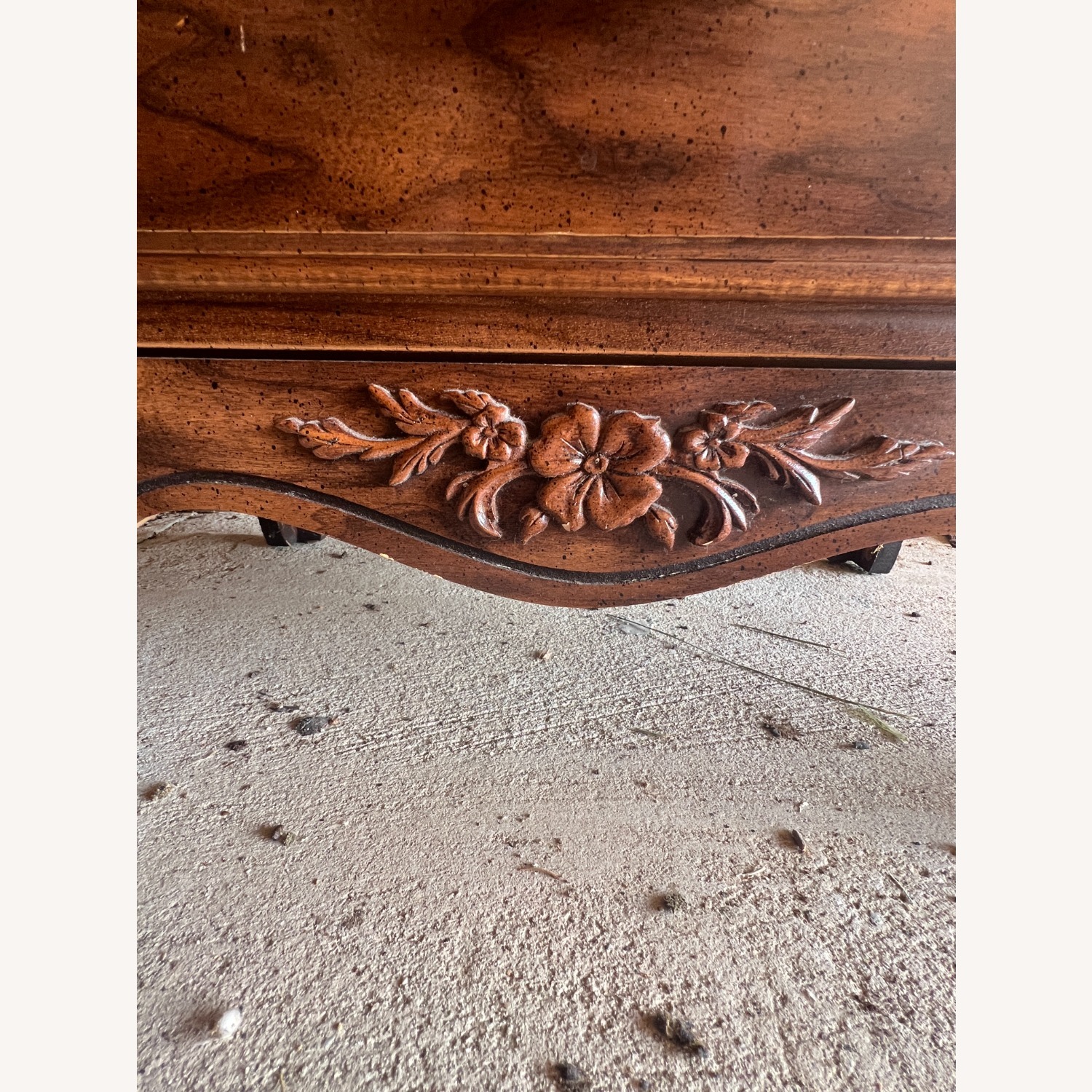 Vintage French Provincial 2-Drawer Nightstand - image-3