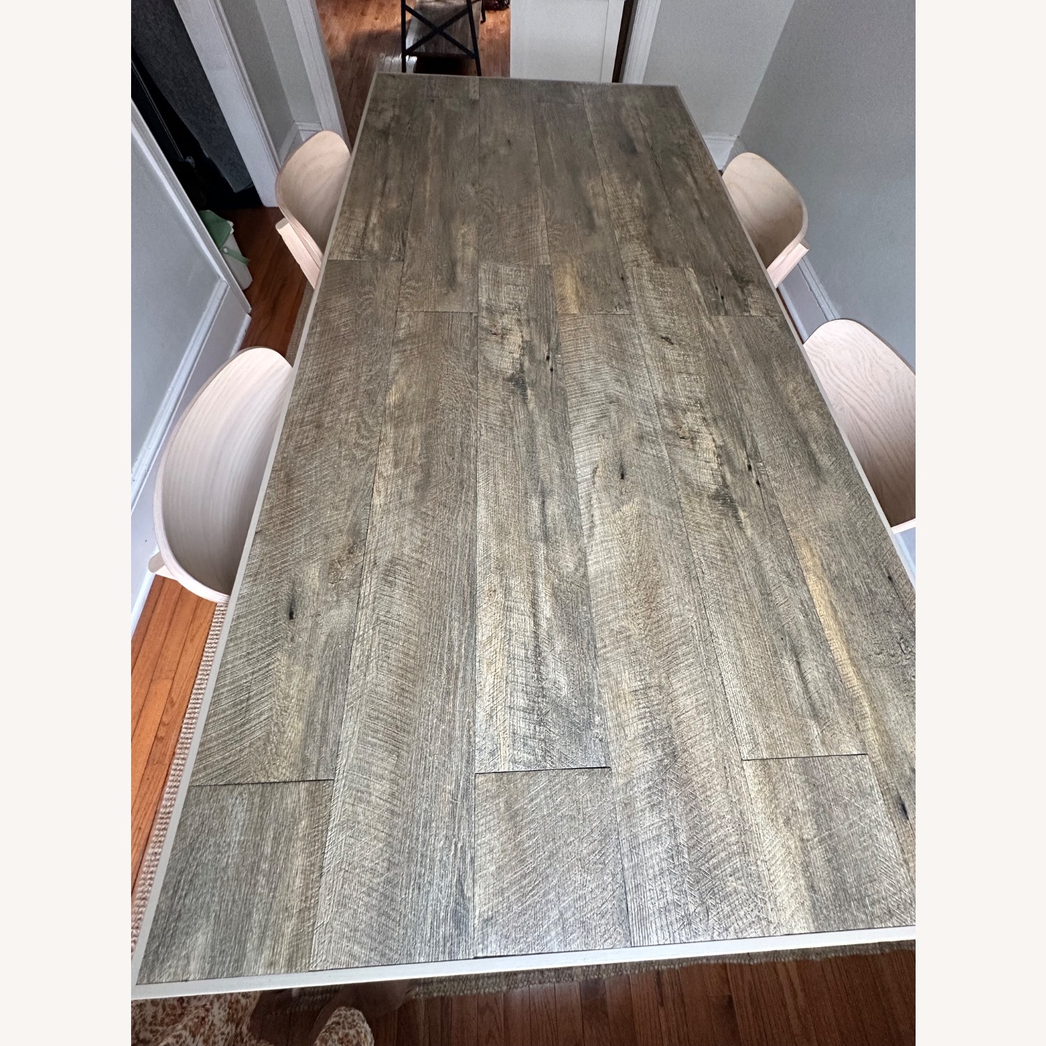 Crate & Barrel Cucina Pinot Grigio Natural Wood Dining Table - image-3