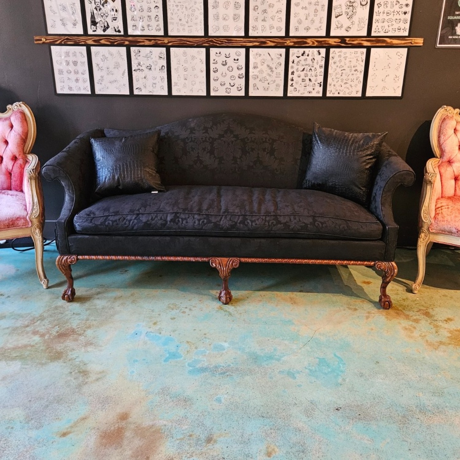 Vintage Hickory Chair Co. Sofa — James River - image-2