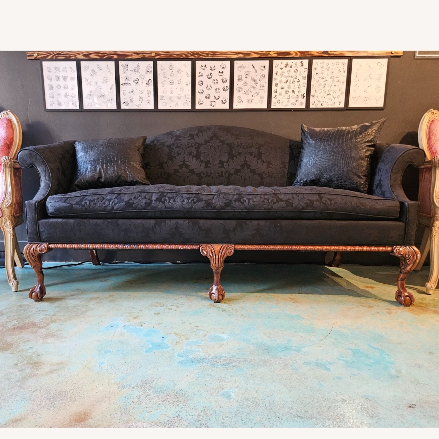 Vintage Hickory Chair Co. Sofa — James River - image-3