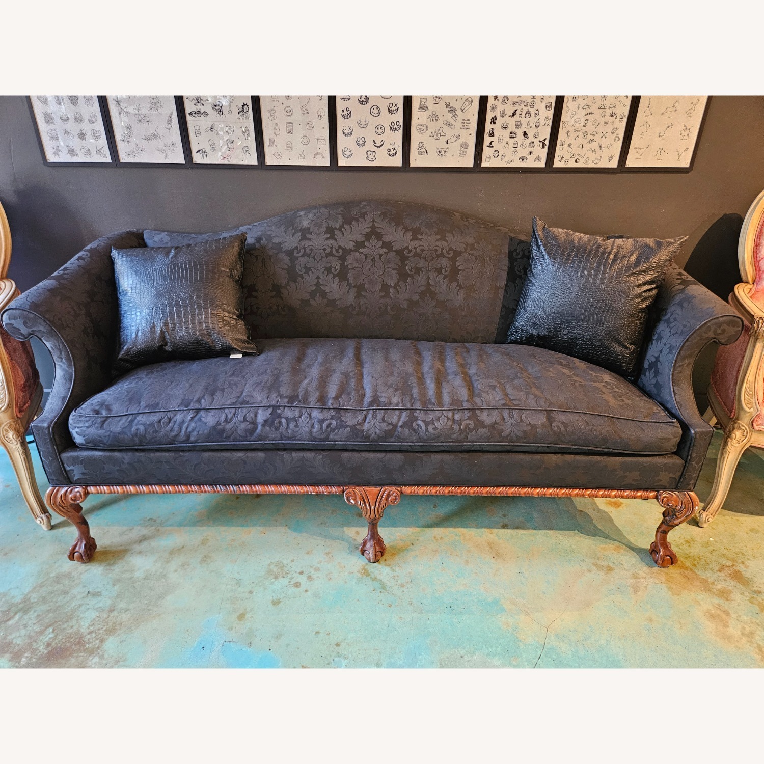 Vintage Hickory Chair Co. Sofa — James River - image-4