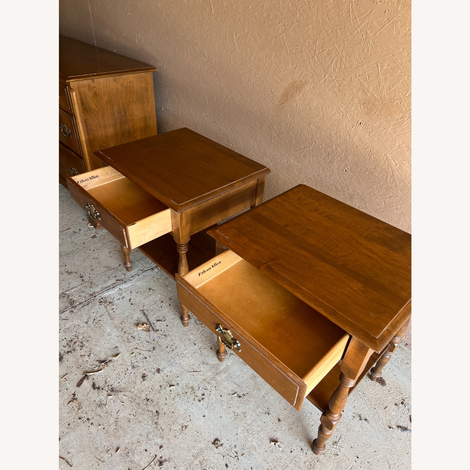 Matching Ethan Allen Heirloom Maple Side Tables - image-2