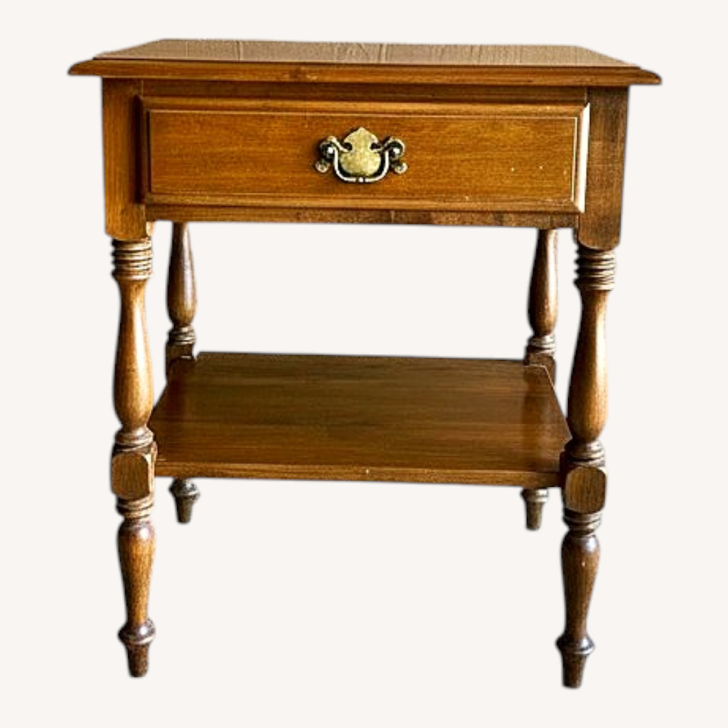 Matching Ethan Allen Heirloom Maple Side Tables - image-0