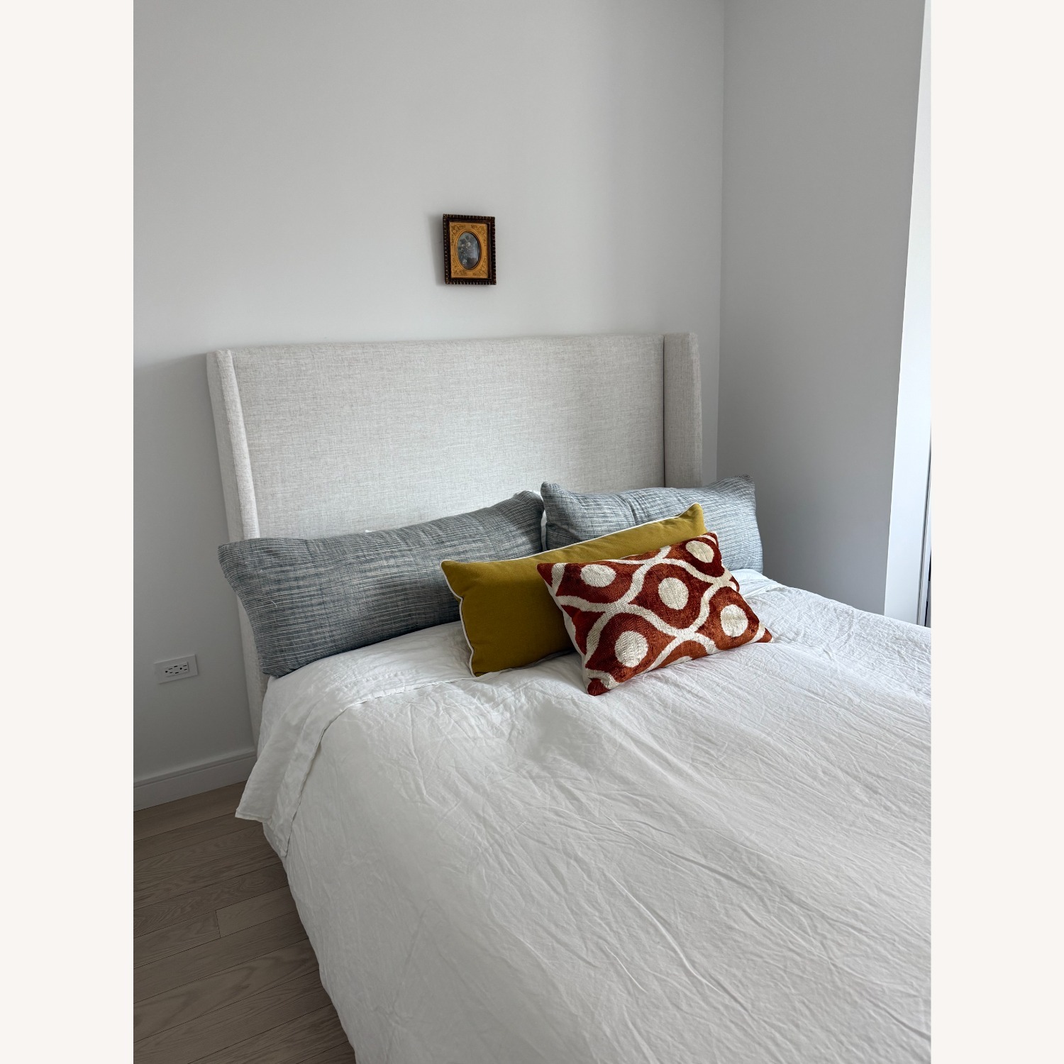 Lulu & Georgia Adara Natural Linen Queen Bed - image-5