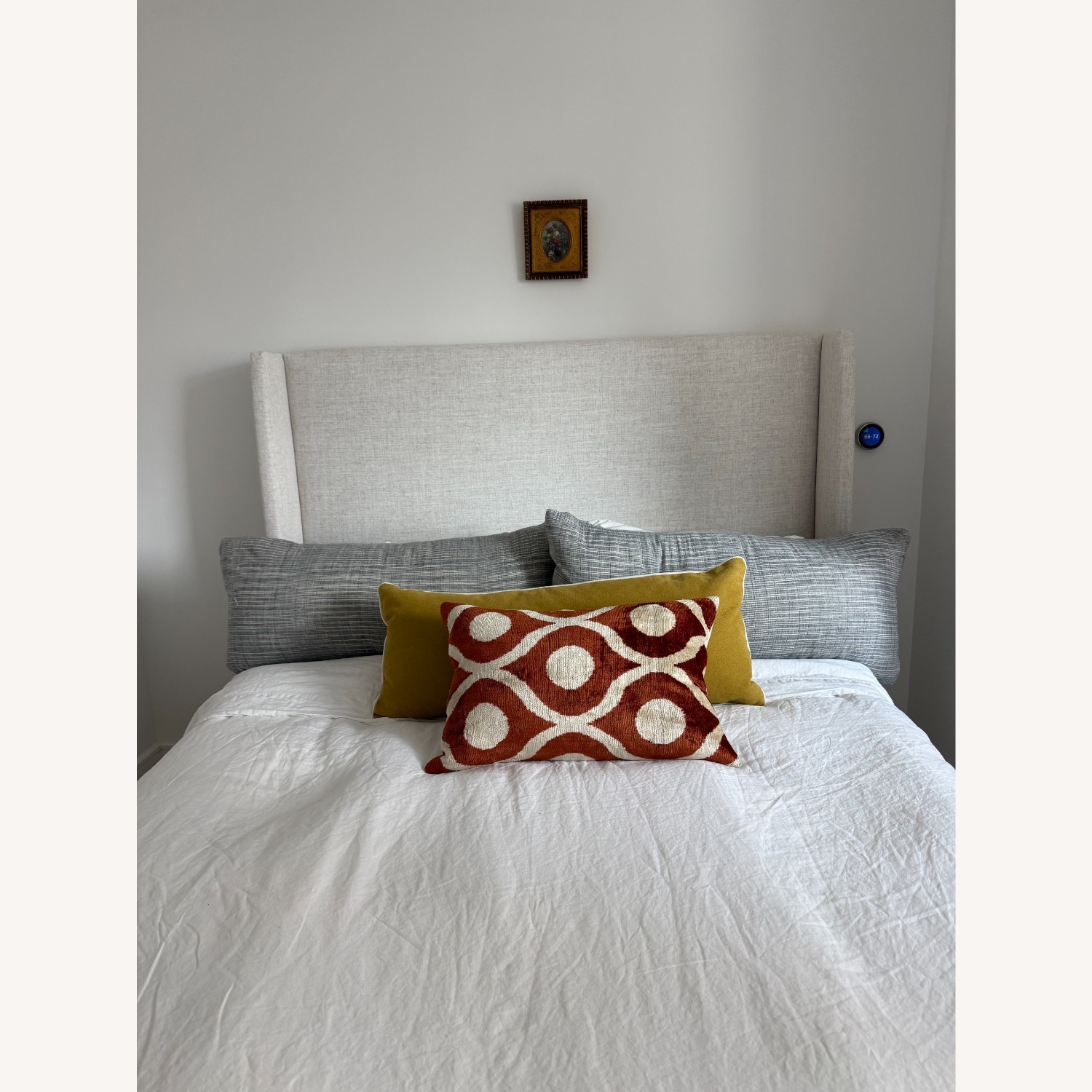 Lulu & Georgia Adara Natural Linen Queen Bed - image-6