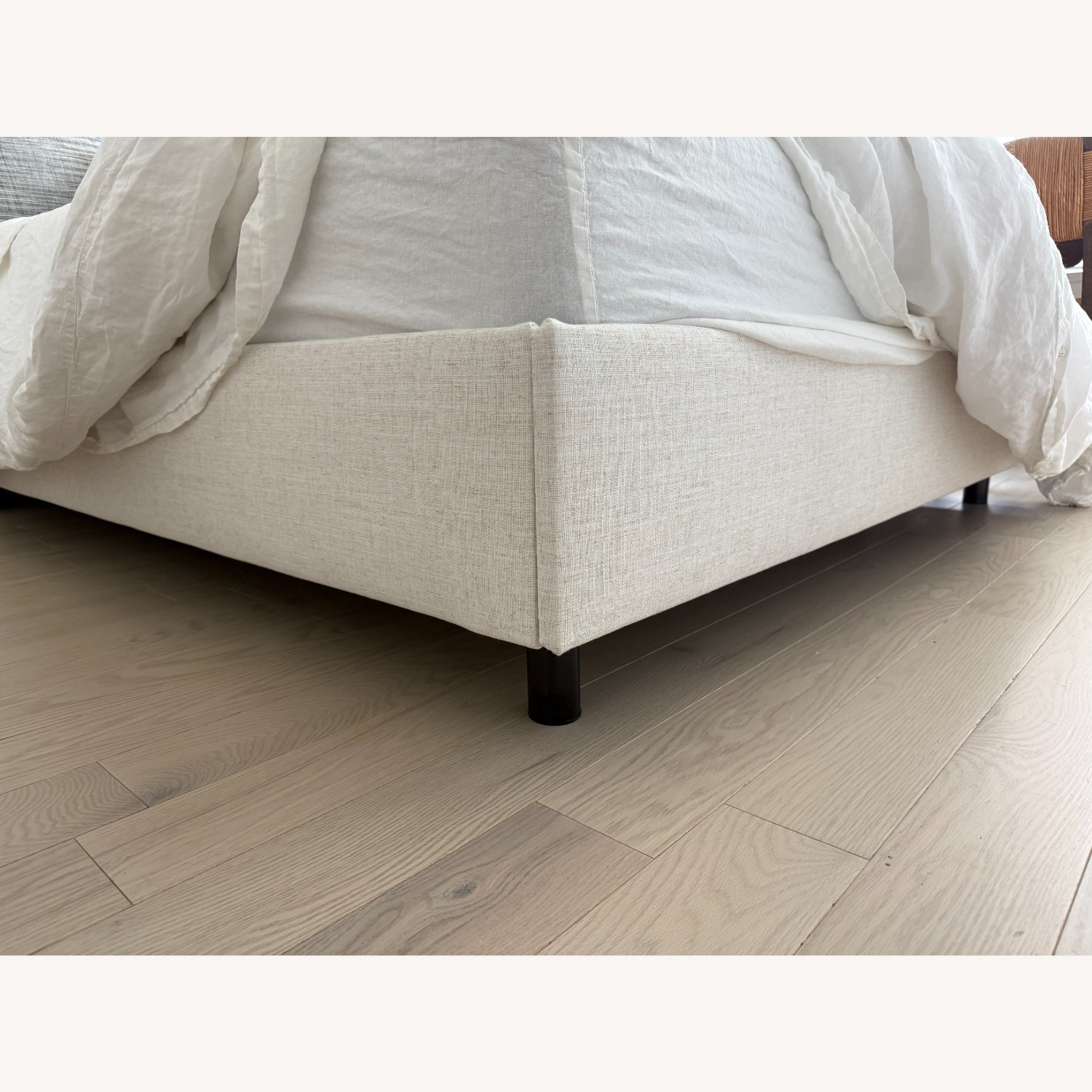 Lulu & Georgia Adara Natural Linen Queen Bed - image-3
