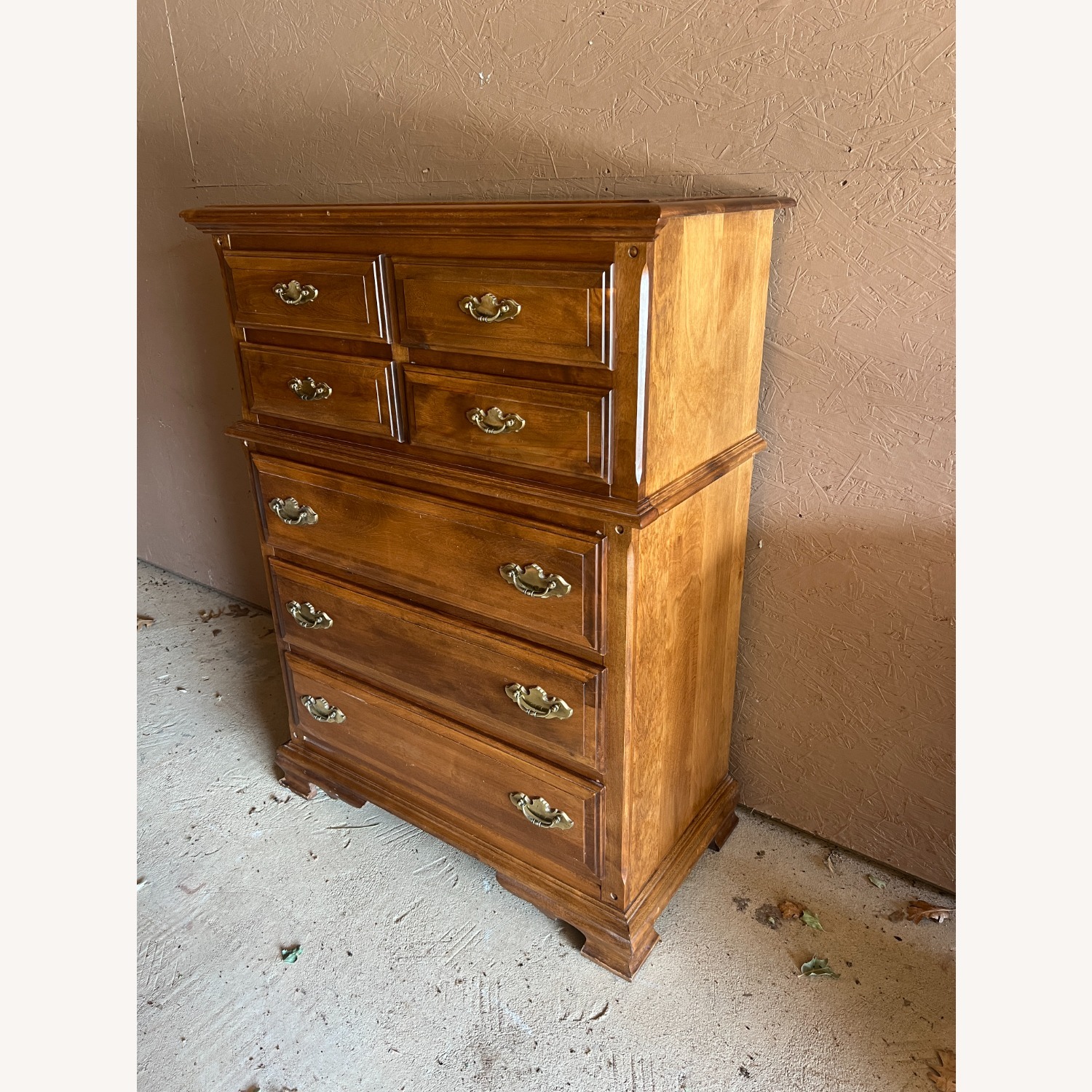 Ethan Allen Solid Wood Highboy Dresser Chest - image-2