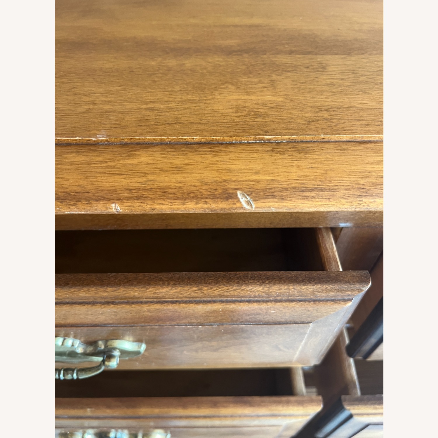 Ethan Allen Solid Wood Highboy Dresser Chest - image-5