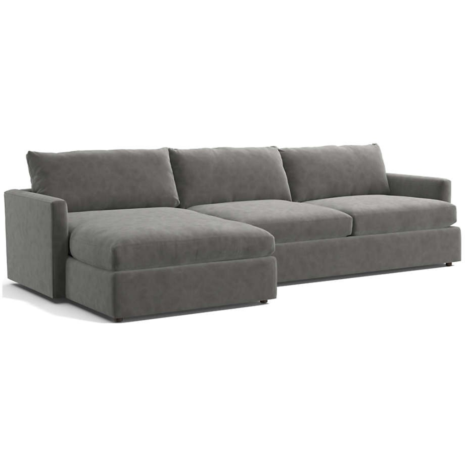 Crate & Barrel Fabric 3+ Piece Sectional - image-4