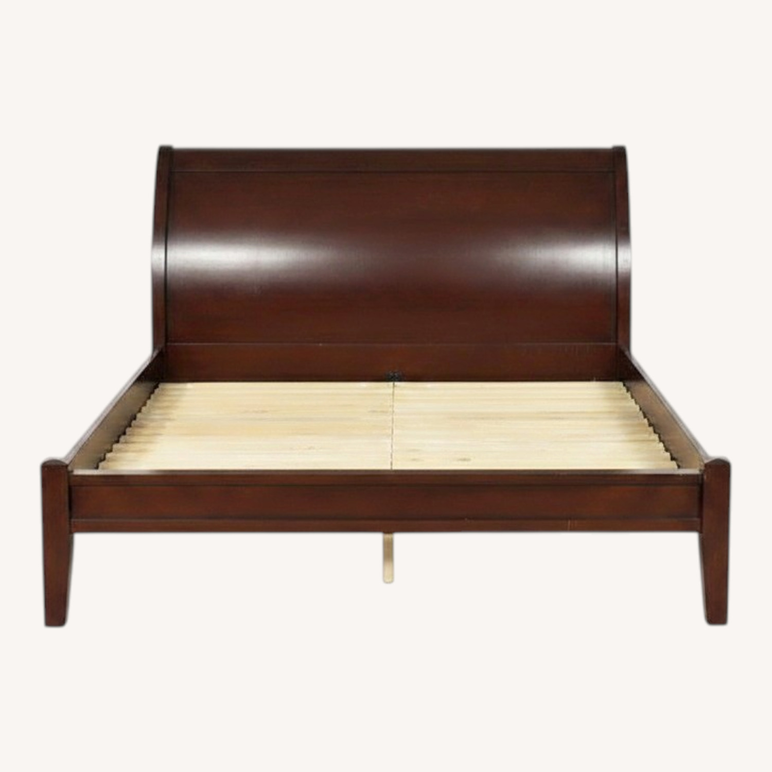 Pottery Barn King Valencia Sleigh Platform Bed - image-0
