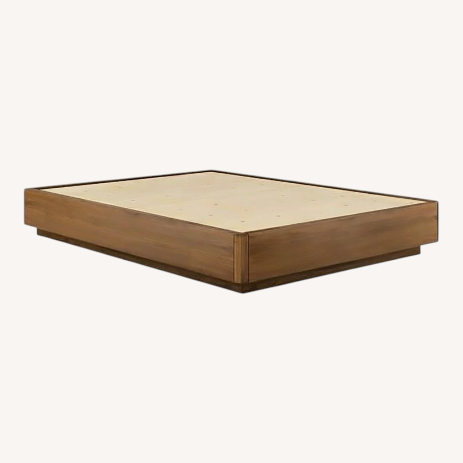 West Elm King Plinth Bed Frame - image-0