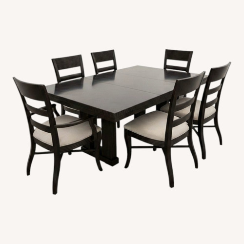 Used Lexington Furniture Dark Brown Wood Dining Set for sale on AptDeco