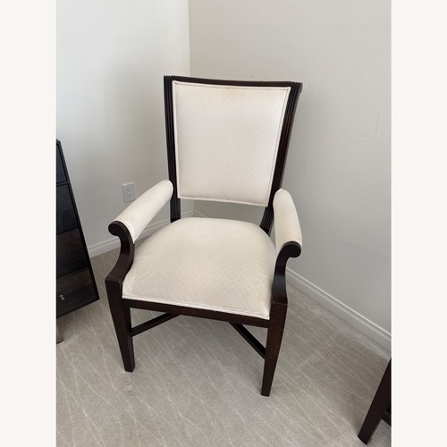 Used Vintage/Antique Finds Dark Brown Wood Armchair for sale on AptDeco