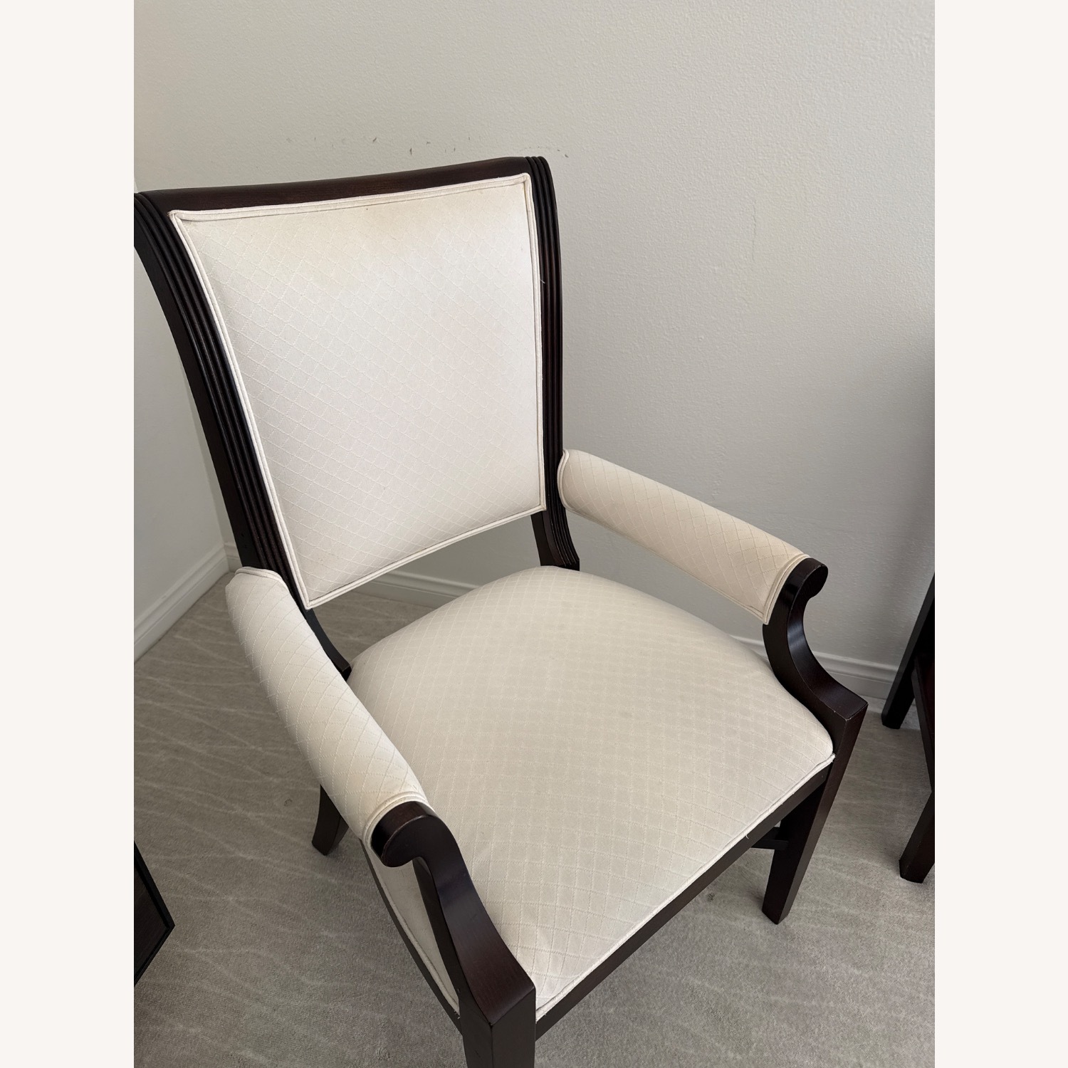 Vintage/Antique Finds Dark Brown Wood Armchair - image-5