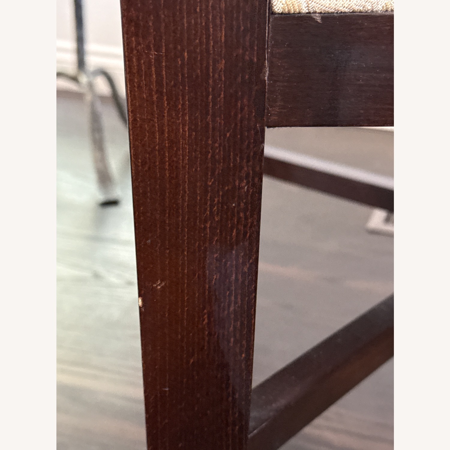 Vintage/Antique Finds Dark Brown Wood Armchair - image-4