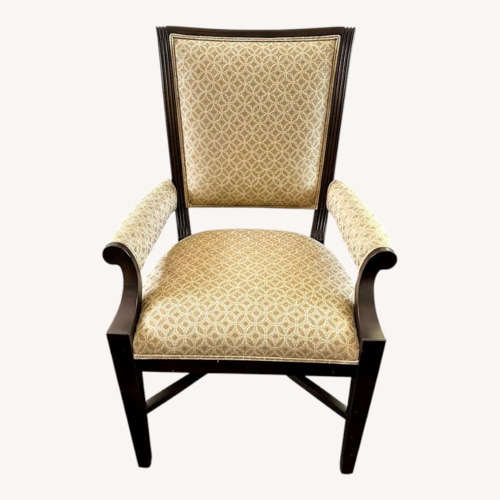 Used Vintage/Antique Finds Dark Brown Wood Armchair for sale on AptDeco