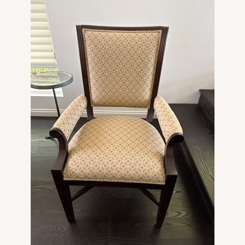 Used Vintage/Antique Finds Dark Brown Wood Armchair for sale on AptDeco